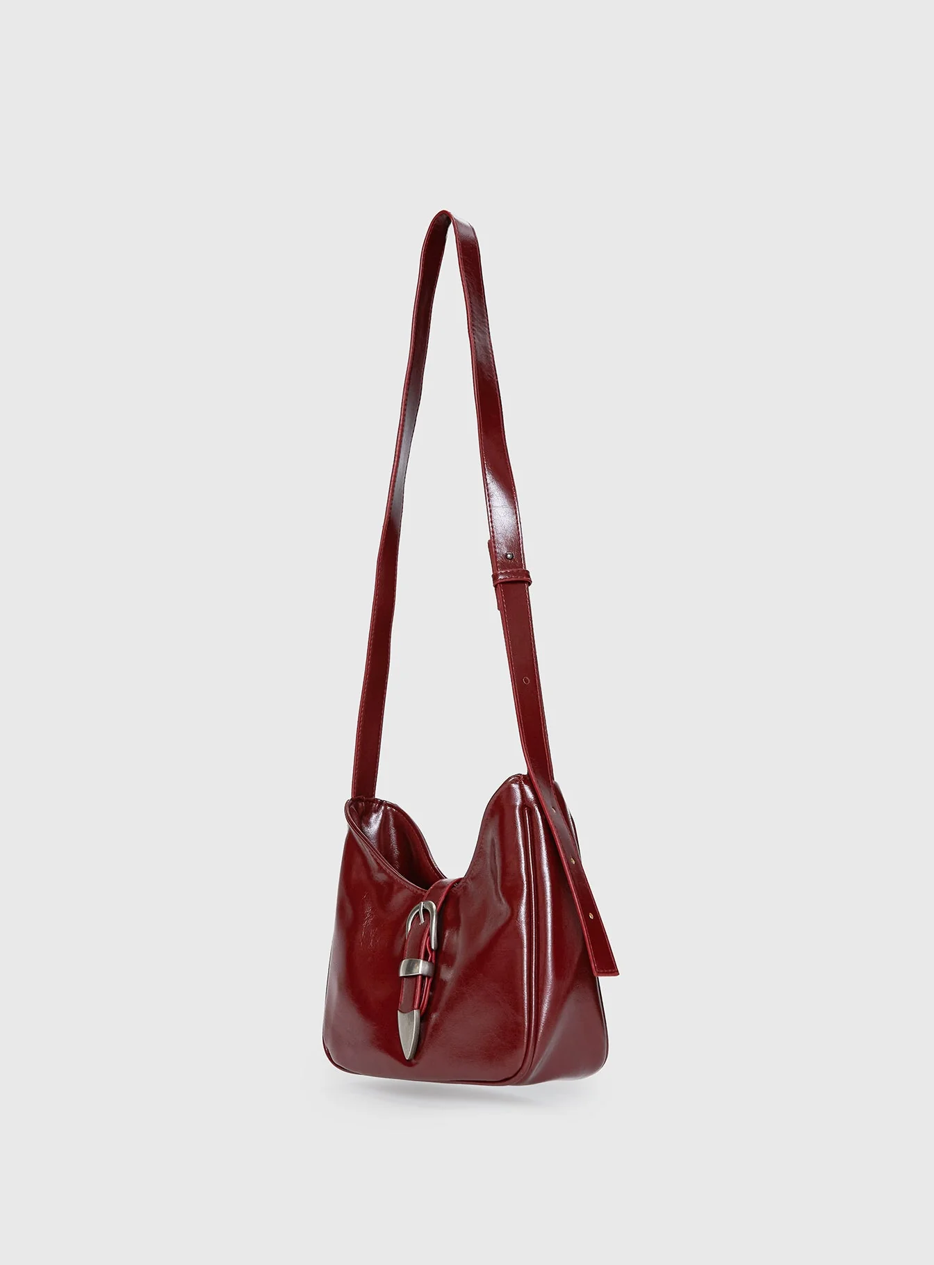 Heston Buckle Detail Bag Red - Image 3