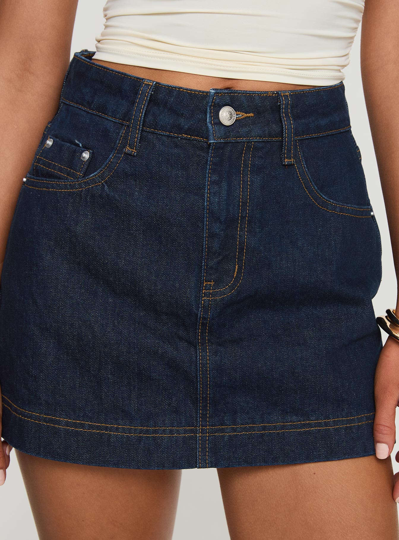 Heuston Denim Skort Dark Wash - Image 6