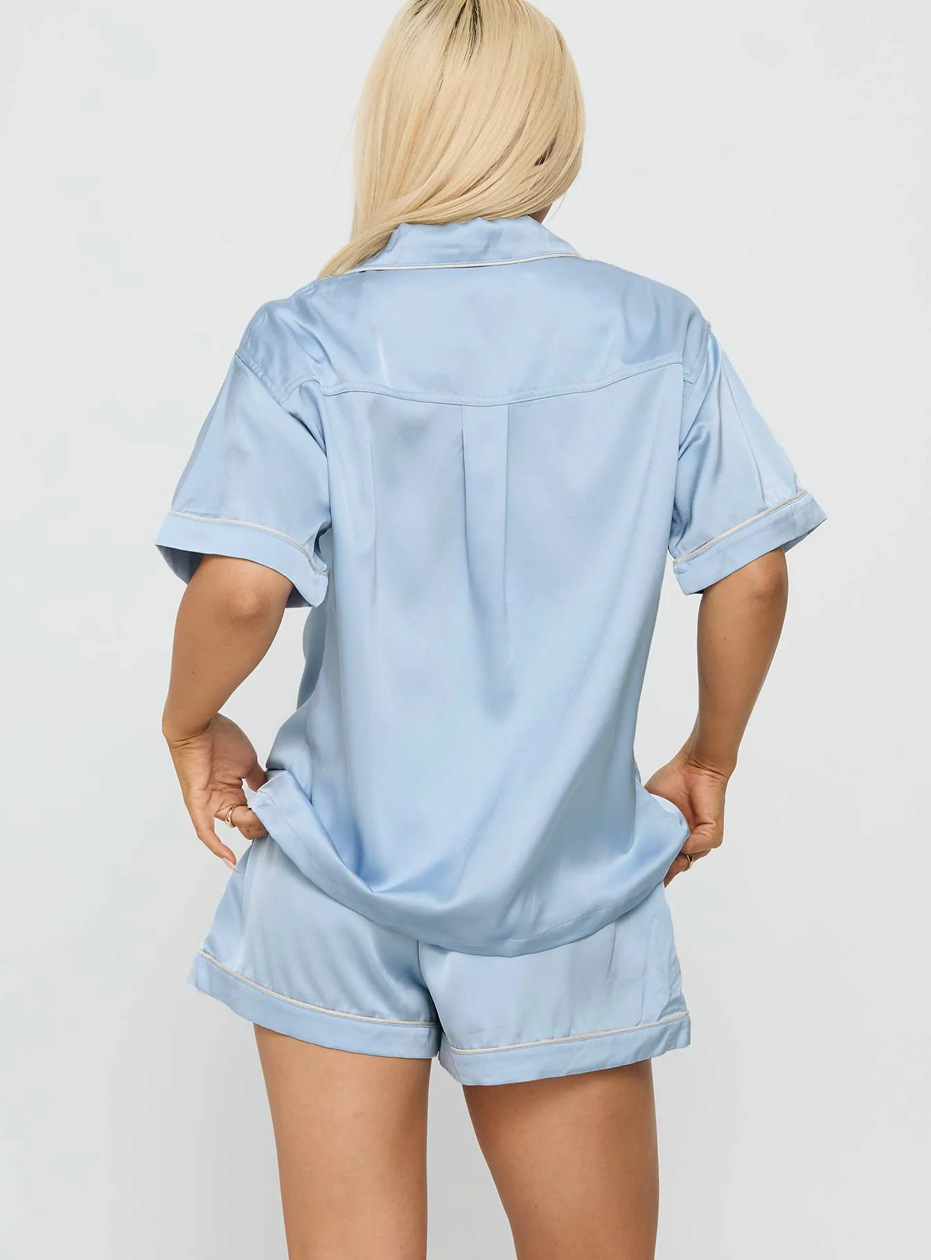 Hibernate Sleep Satin Set Blue - Image 9
