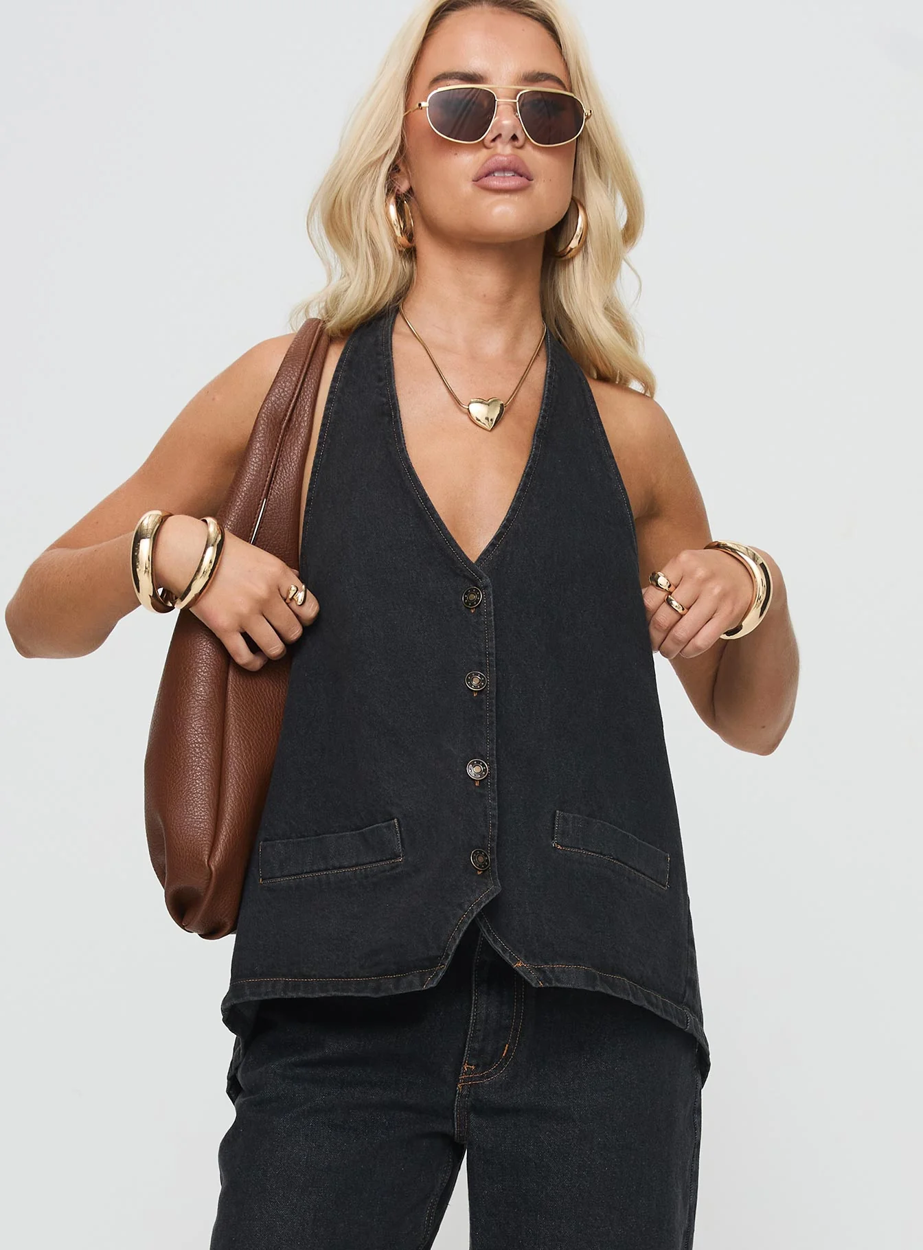 Hills Halter Washed Black - Image 2