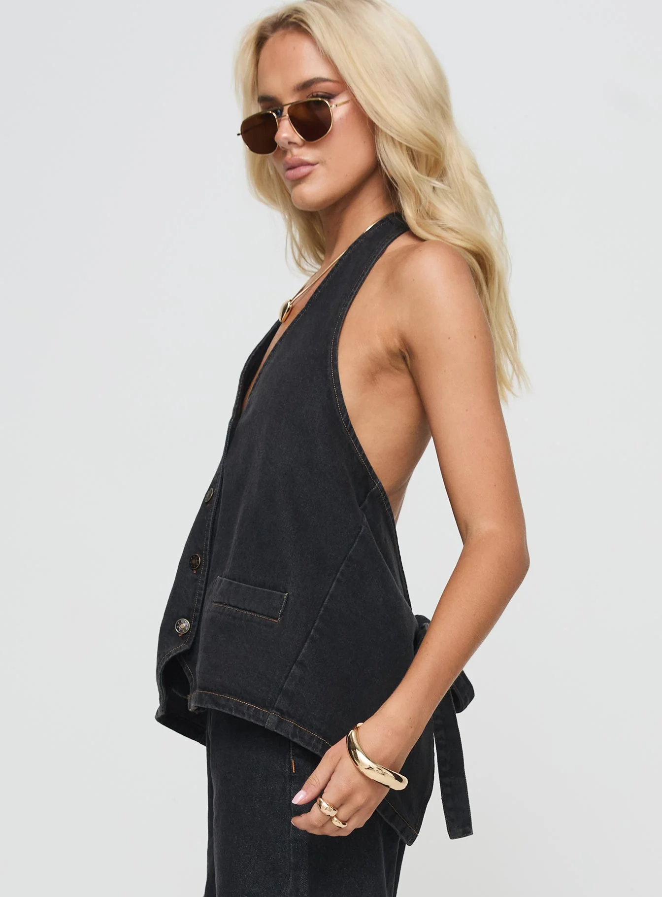 Hills Halter Washed Black - Image 4