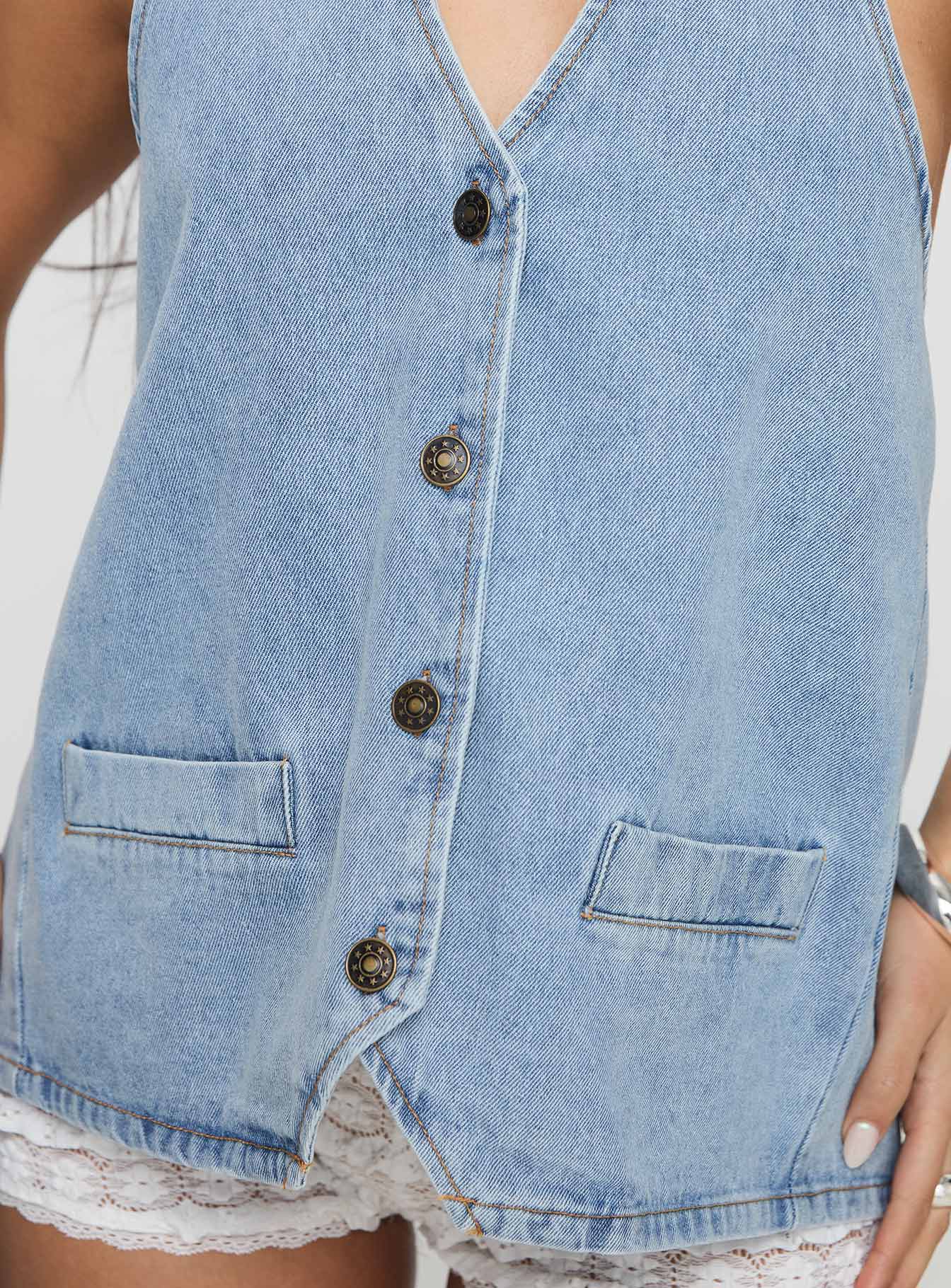 Hills Halter Washed Blue - Image 6