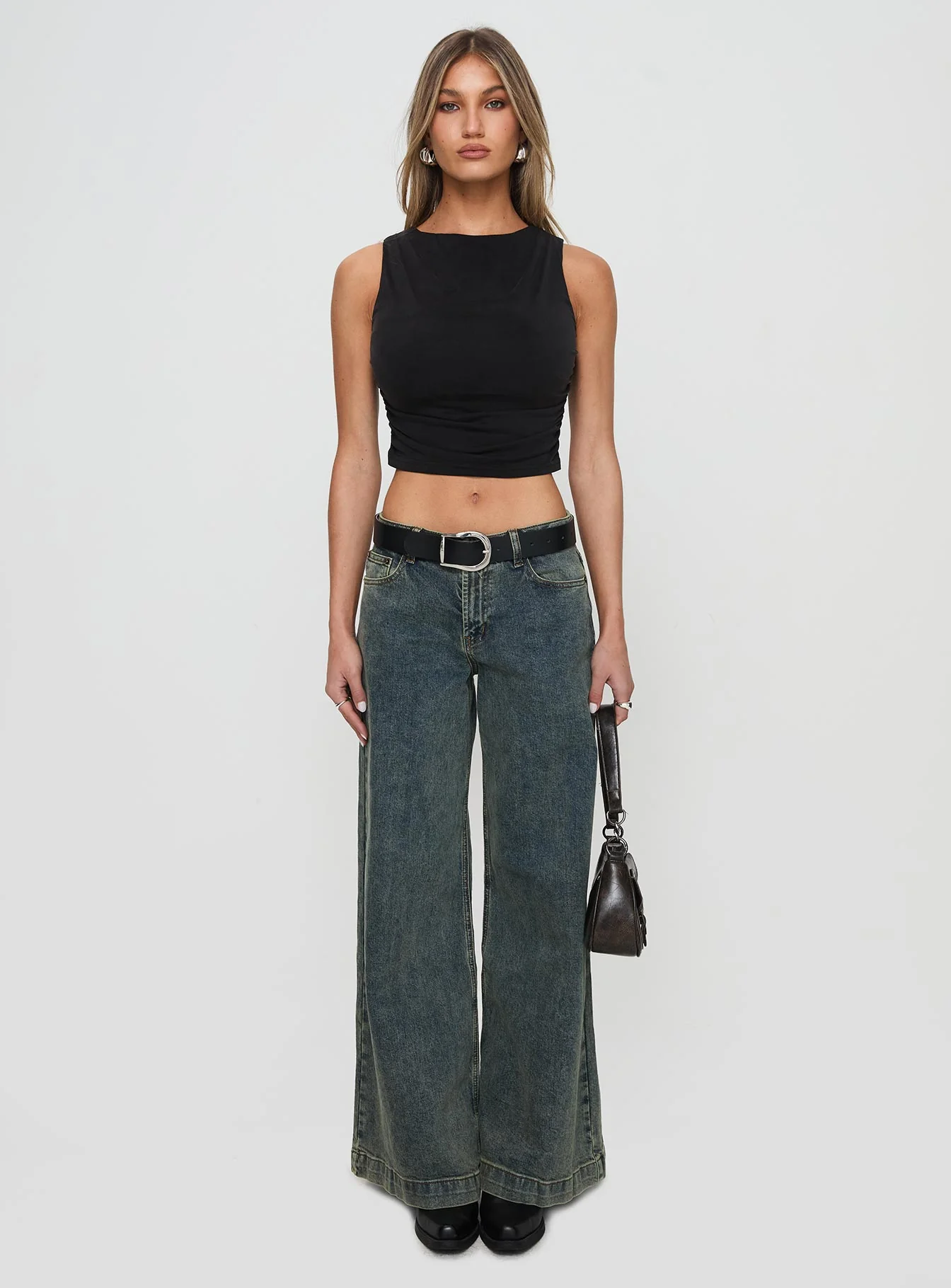 Hold Em High Neck Top Black - Image 7