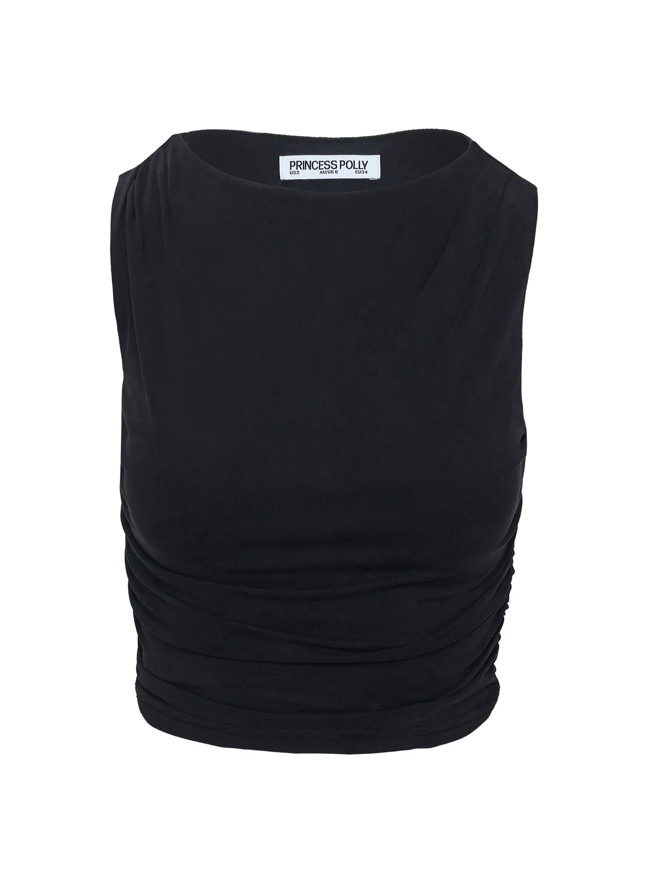 Hold Em High Neck Top Black - Image 9