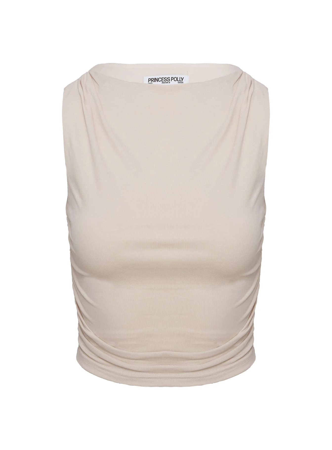 Hold Em High Neck Top Cream - Image 10