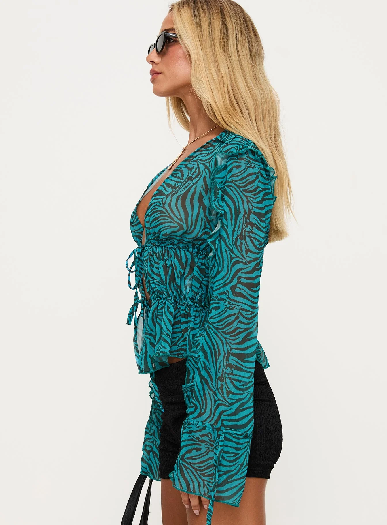 Holidaze Long Sleeve Top Zebra - Image 3