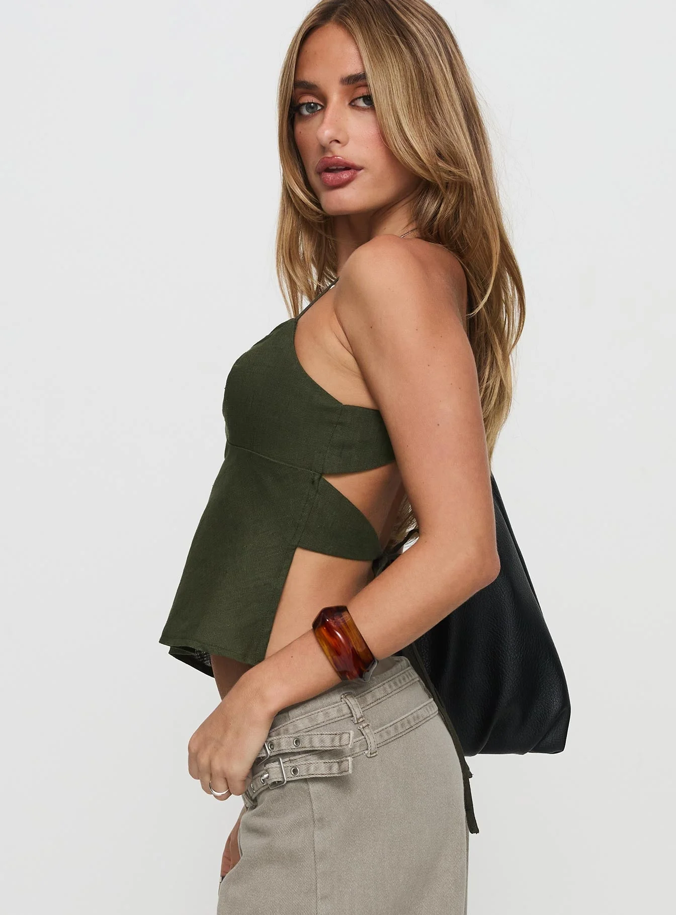 Hopelessly Devoted Top Forest Green - Image 4