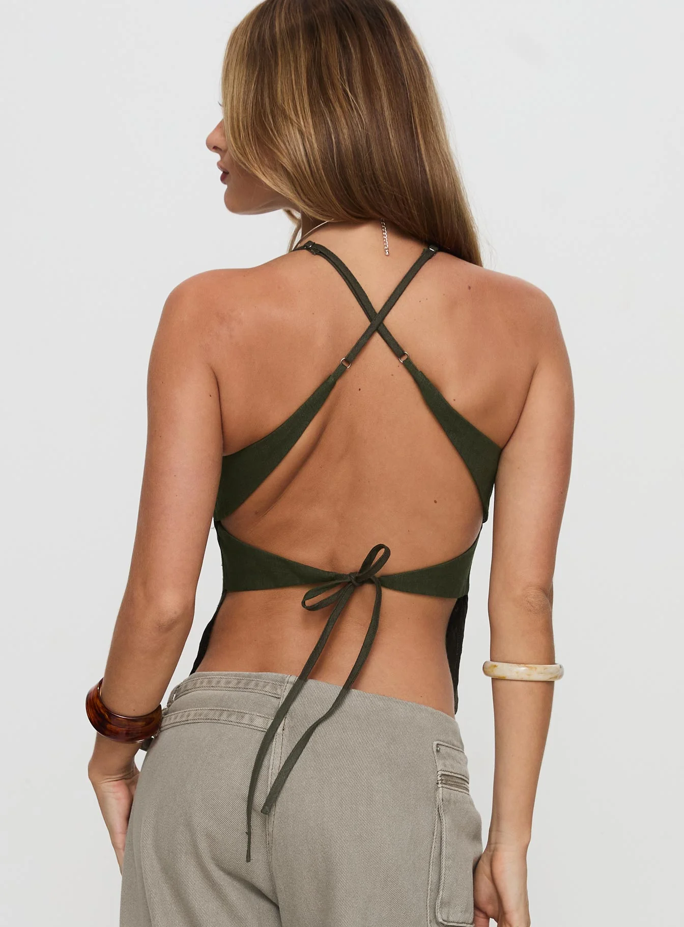 Hopelessly Devoted Top Forest Green - Image 5