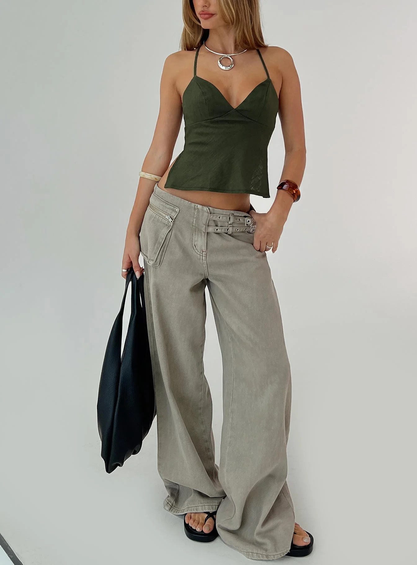 Hopelessly Devoted Top Forest Green - Image 8