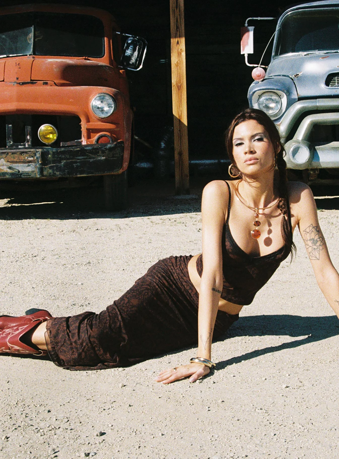 Hostona Maxi Skirt Mutli - Image 3