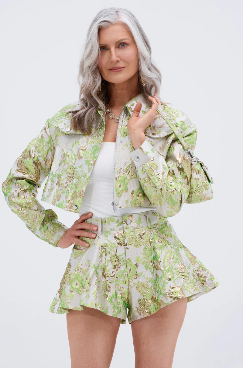 HOT SHOT BROCADE BOMBER