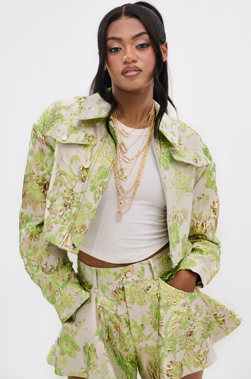 HOT SHOT BROCADE BOMBER - Image 5