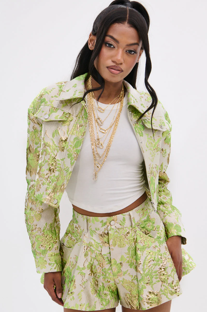 HOT SHOT BROCADE BOMBER - Image 7
