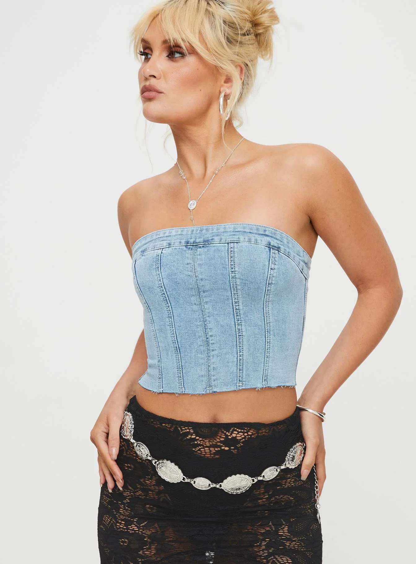 Houser Top Denim - Image 2