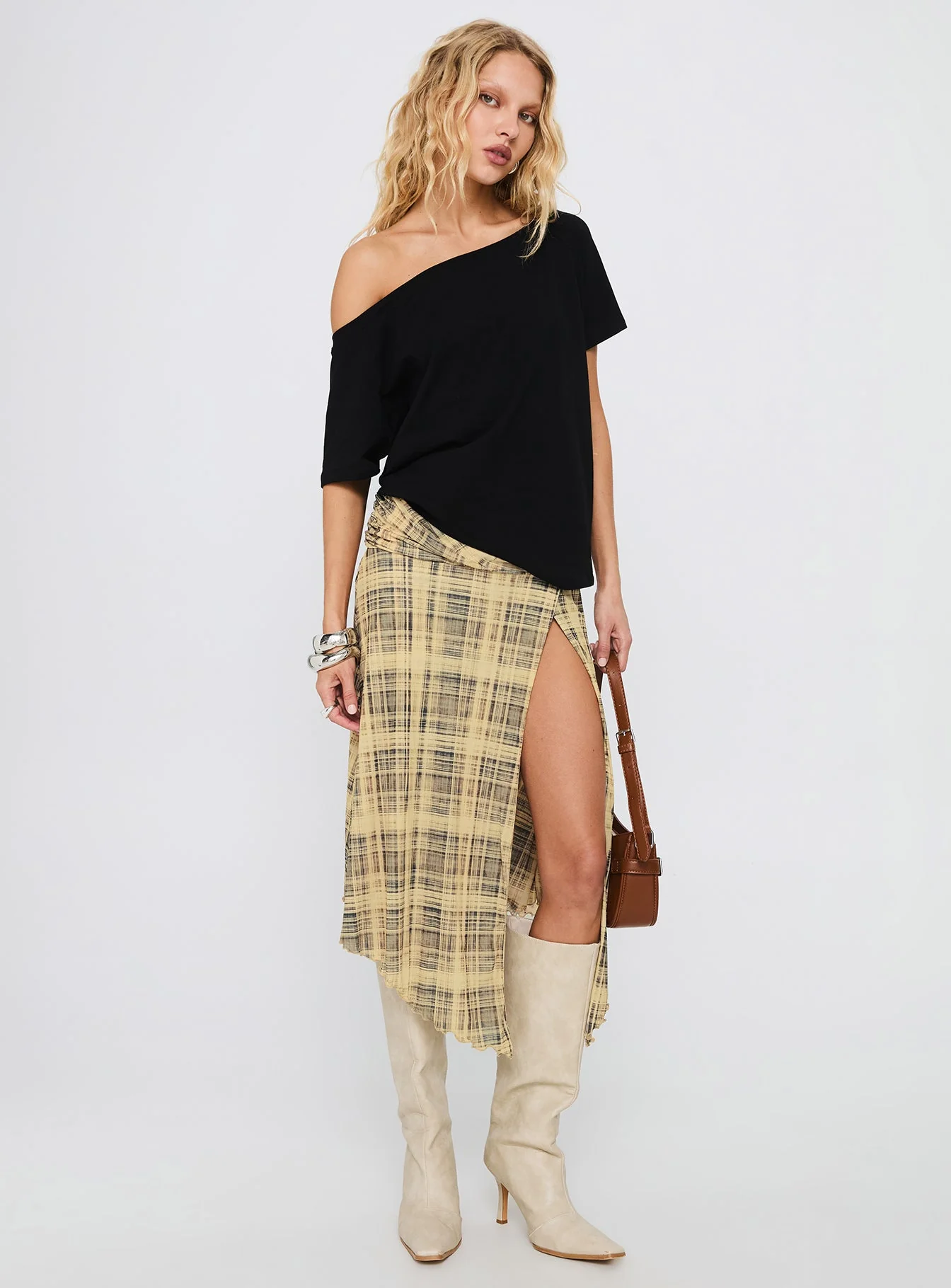 Icon Baby Off Shoulder Top Black - Image 3