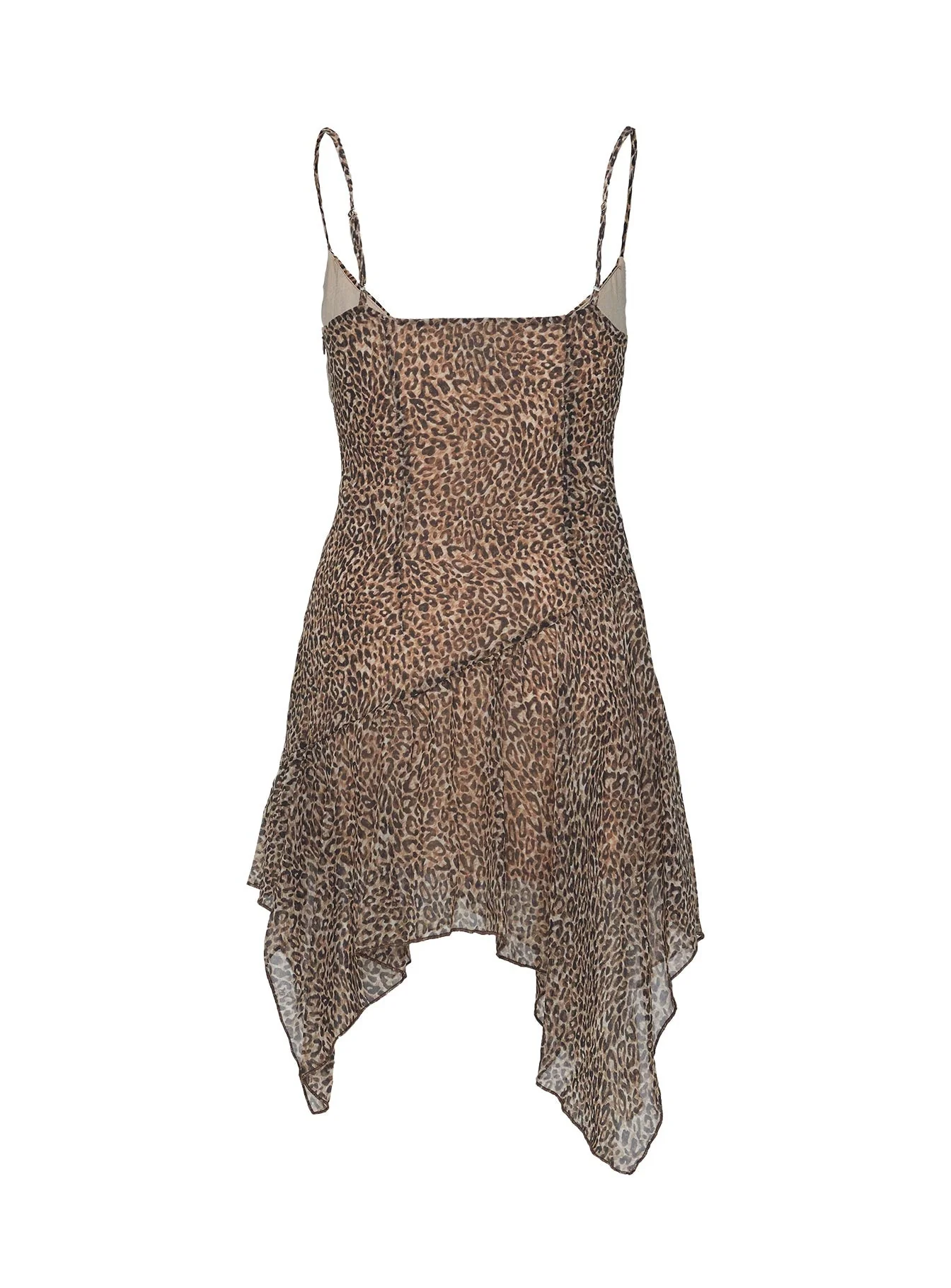 Immunity Asymmetrical Mini Dress Leopard - Image 6