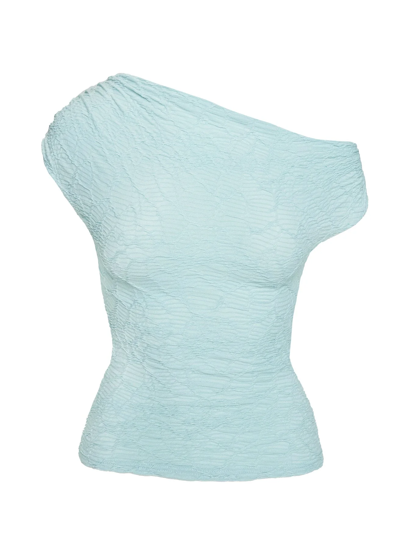 In Heaven Textured Top Blue - Image 5