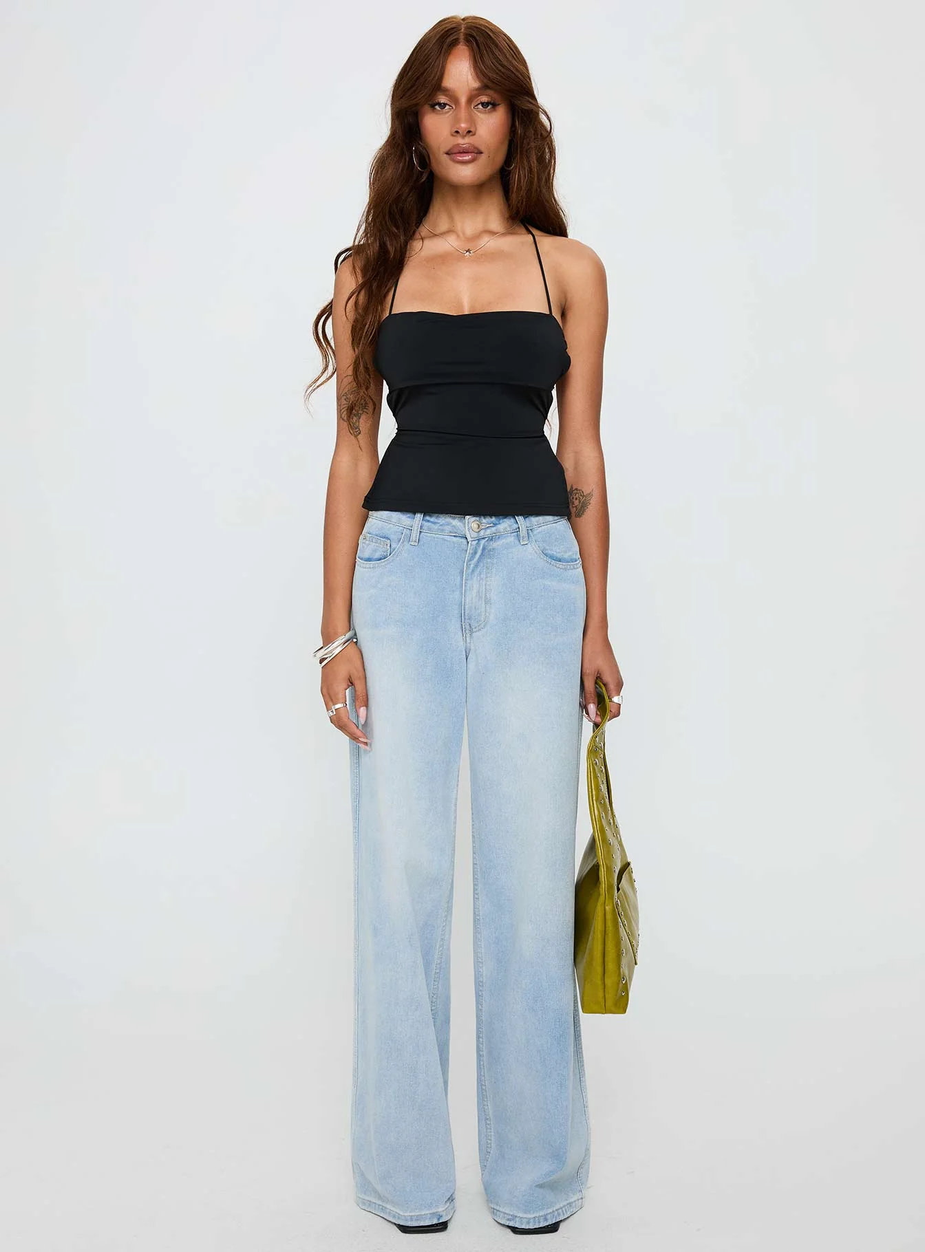 In The End Tie Back Top Black - Image 6