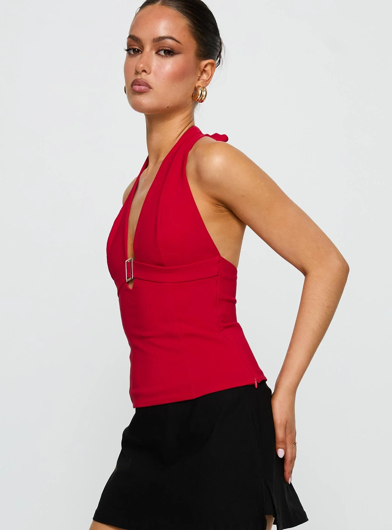 In Your Life Halter Top Red - Image 4