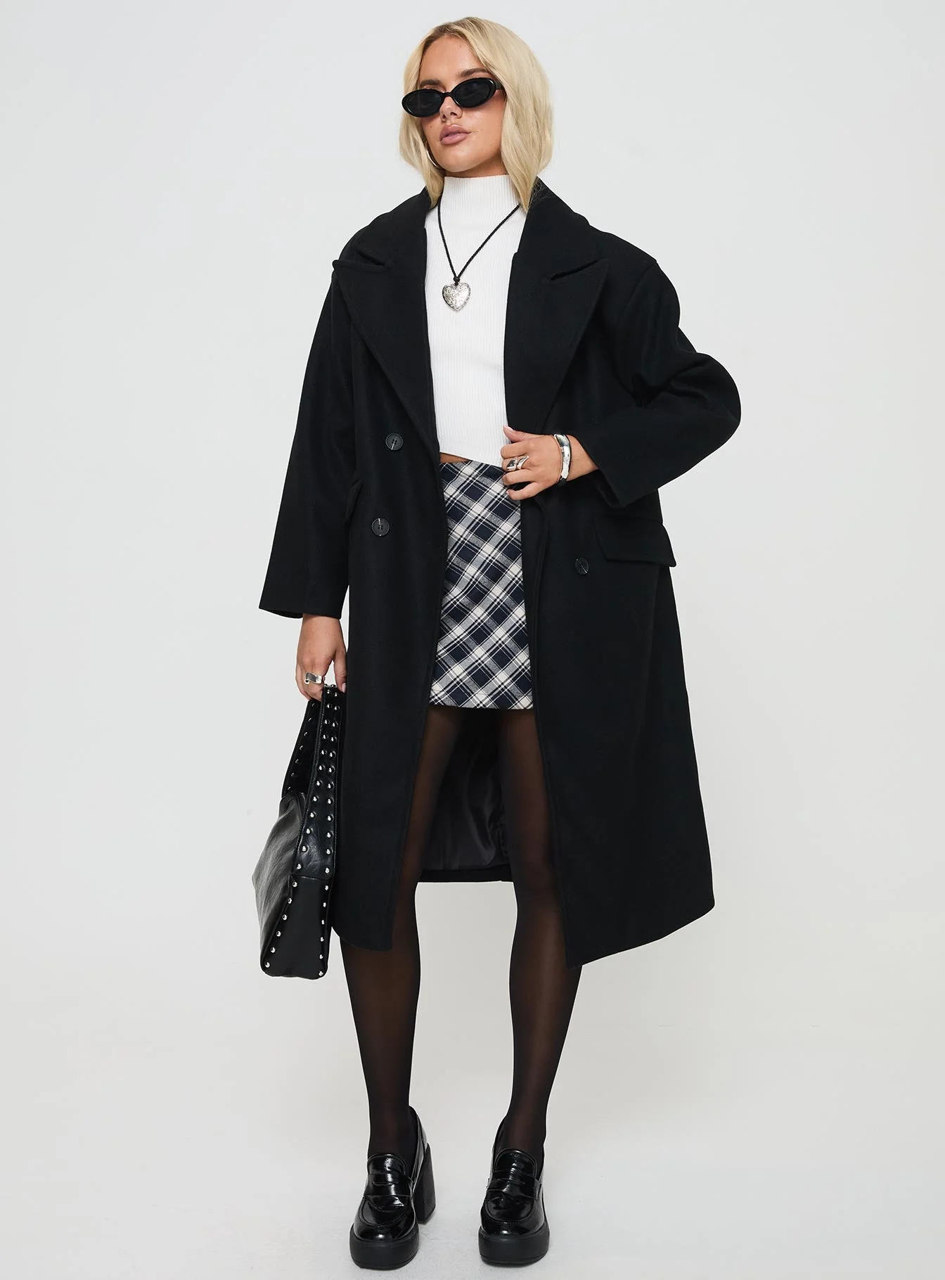 Inferno Longline Coat Black - Image 2