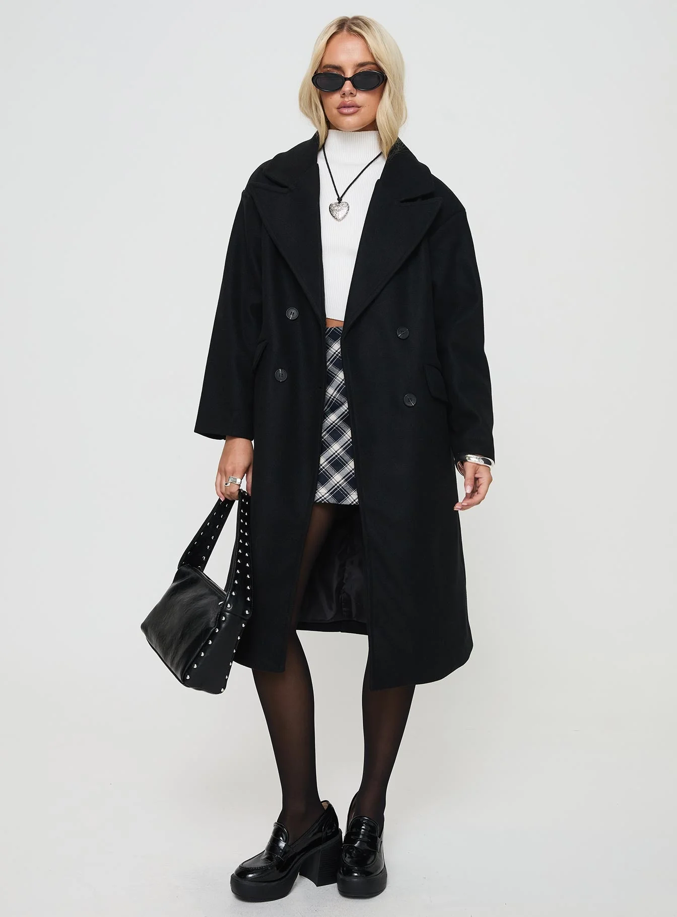 Inferno Longline Coat Black - Image 3