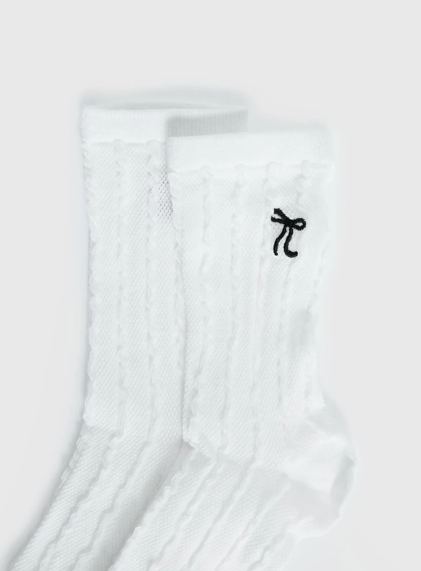 Introduction Cable Knit Socks Cream - Image 3