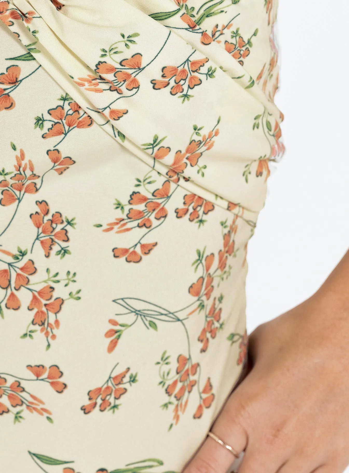 Irena Strapless Mini Dress Floral - Image 6
