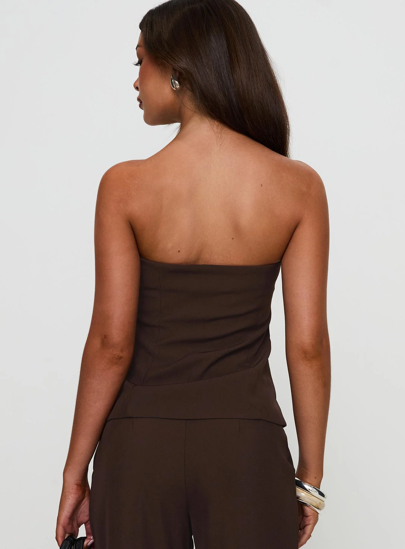 Irresistible Strapless Top Chocolate - Image 5