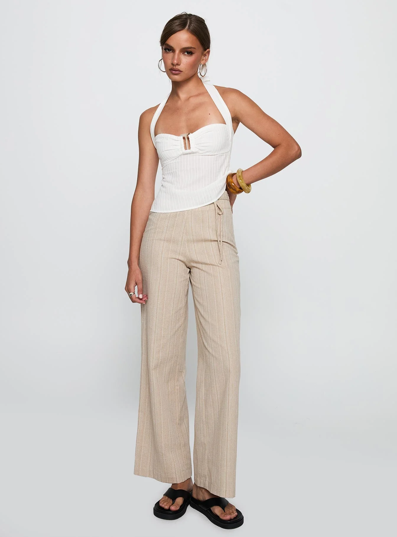 Isabetta Halter Top White - Image 3