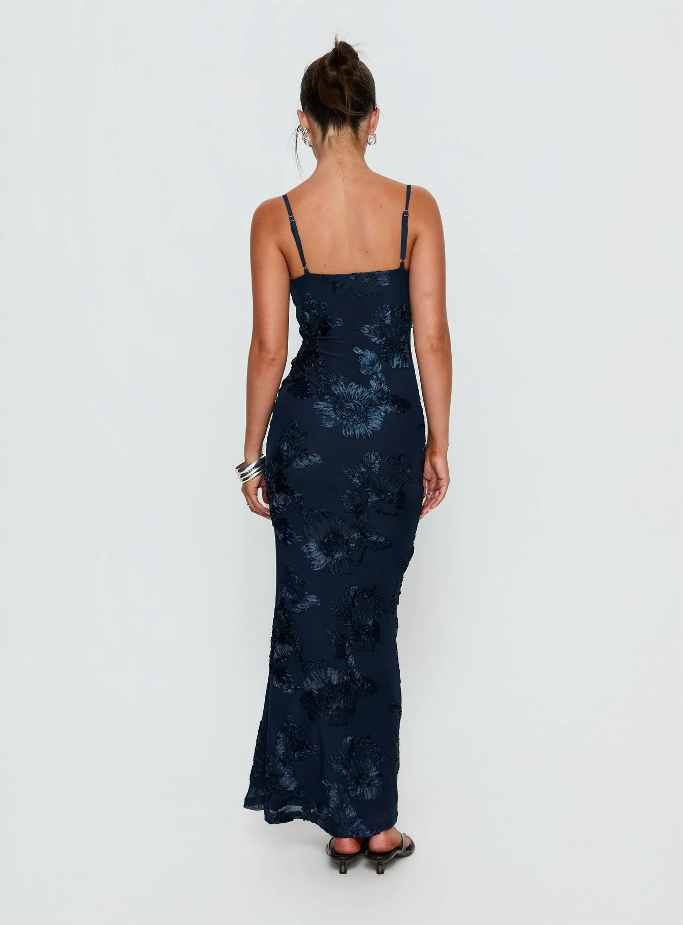 Jacalyn Maxi Dress Navy - Image 4
