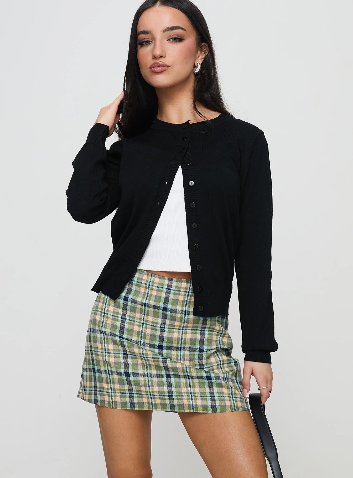 Jacklin Mini Skirt Multi Check - Image 2