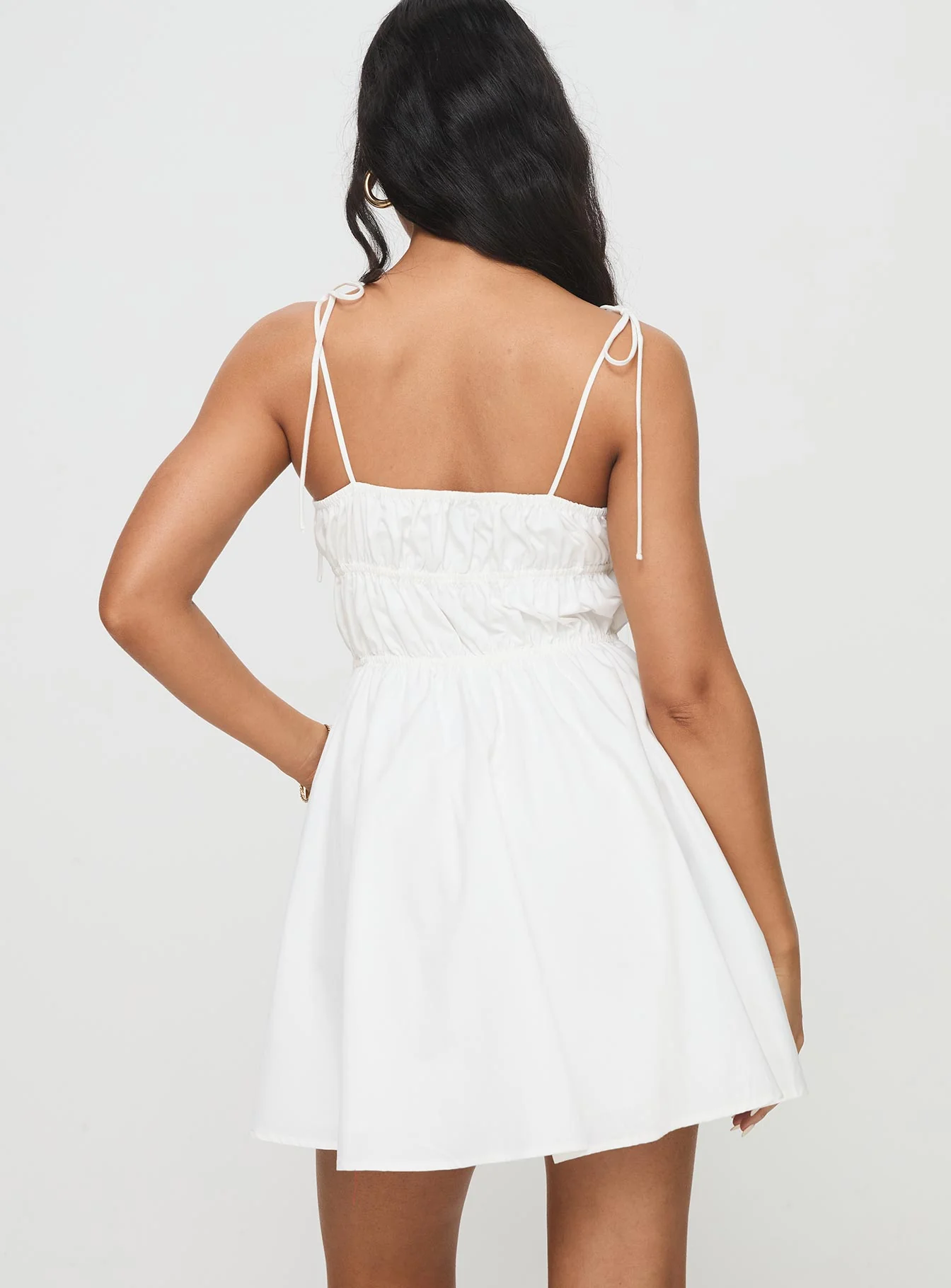 Jacksonne Mini Dress White - Image 5