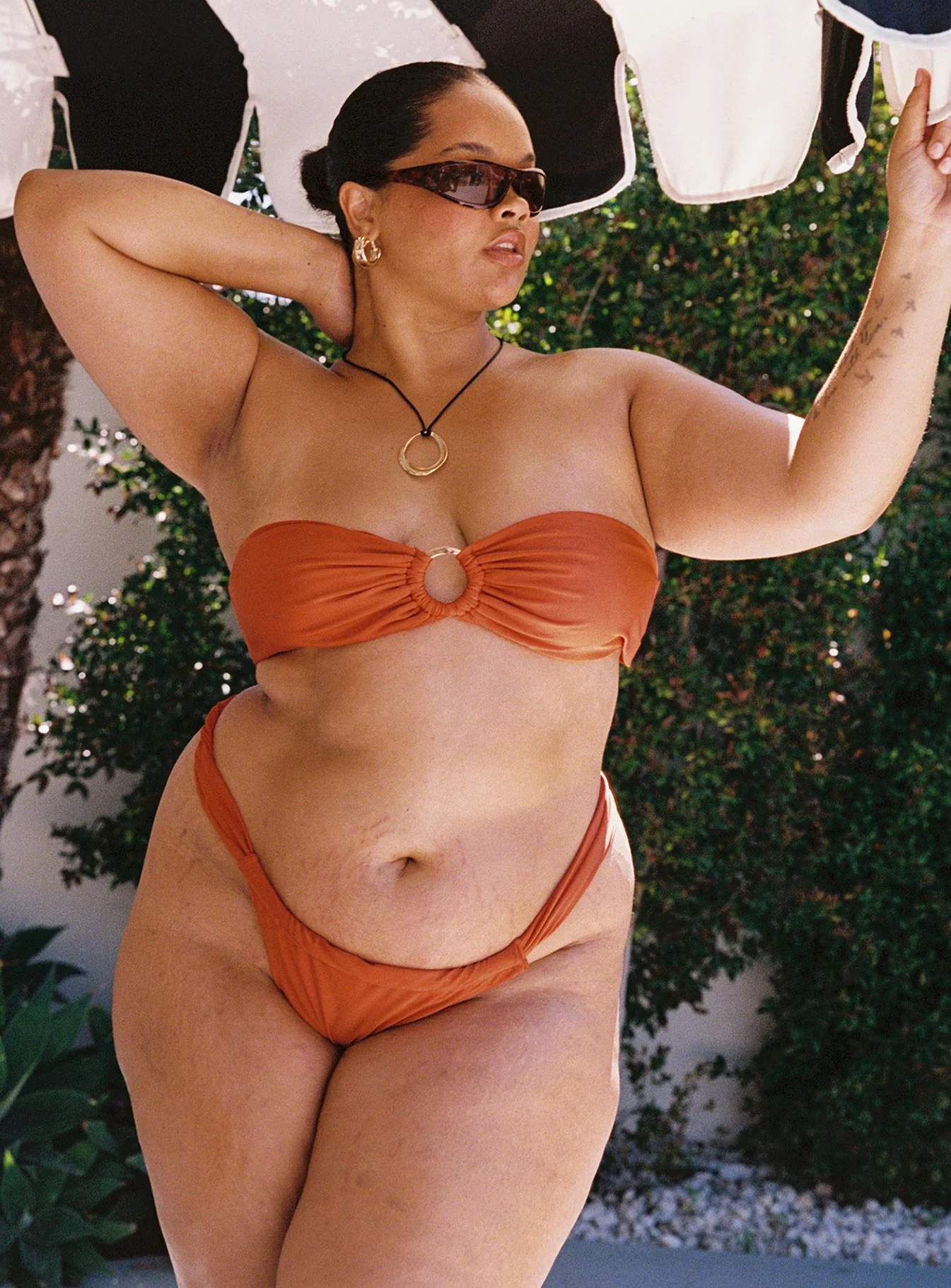 Janea Bikini Bottoms Rust Curve - Image 2
