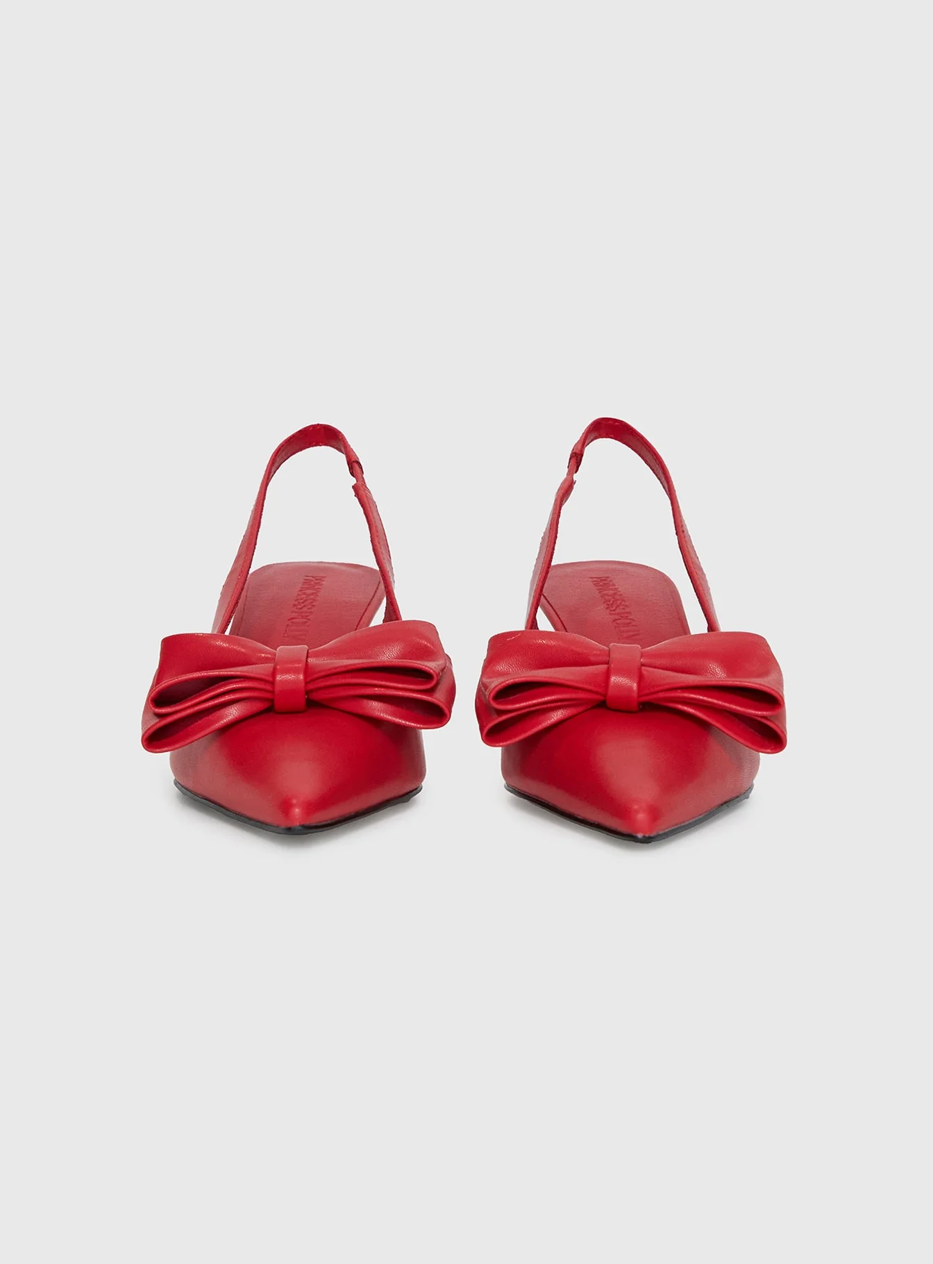 Janna Pointed Toe Heels Red - Image 4