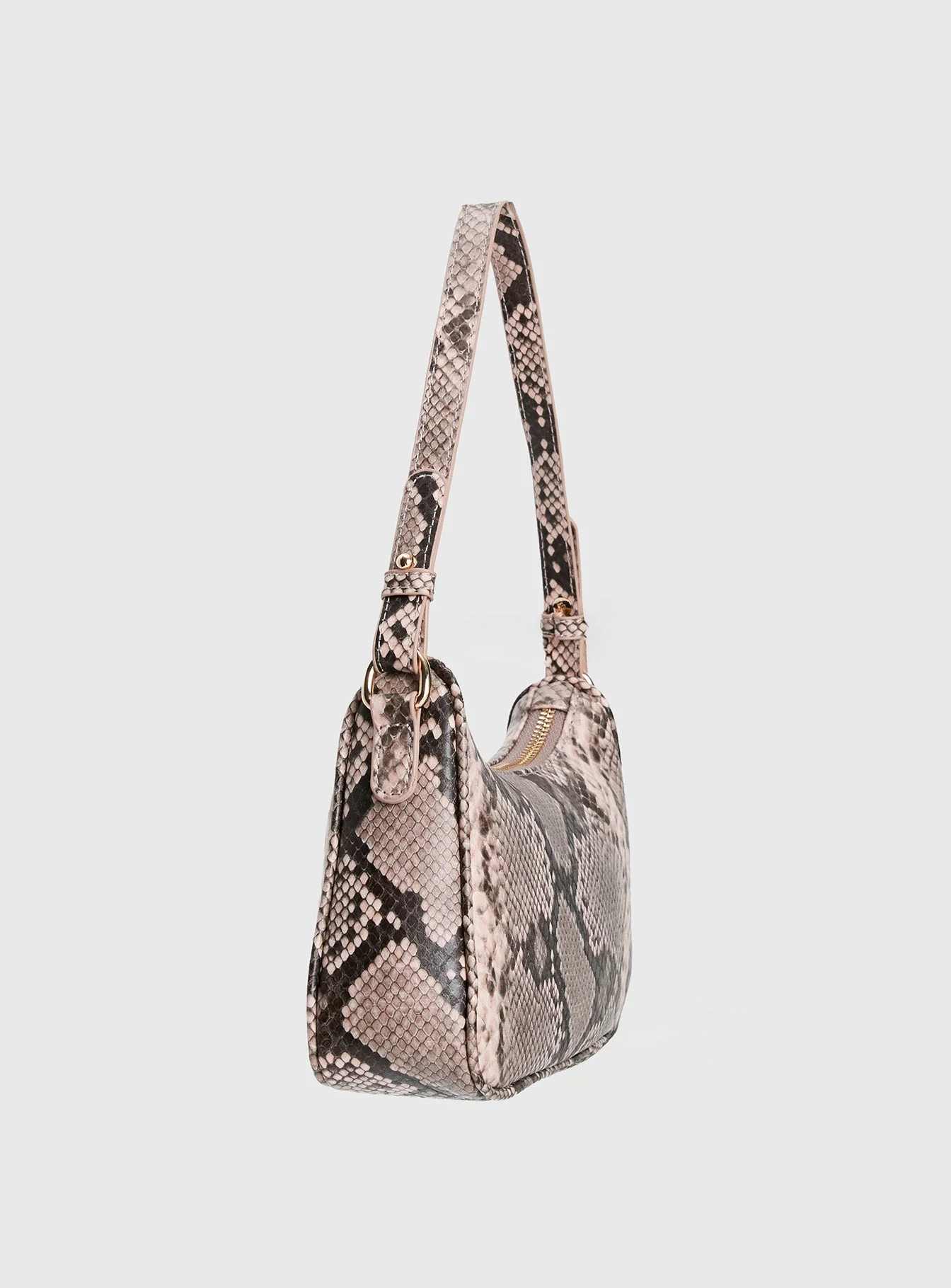 Jaxen Shoulder Bag Pink Snake - Image 3
