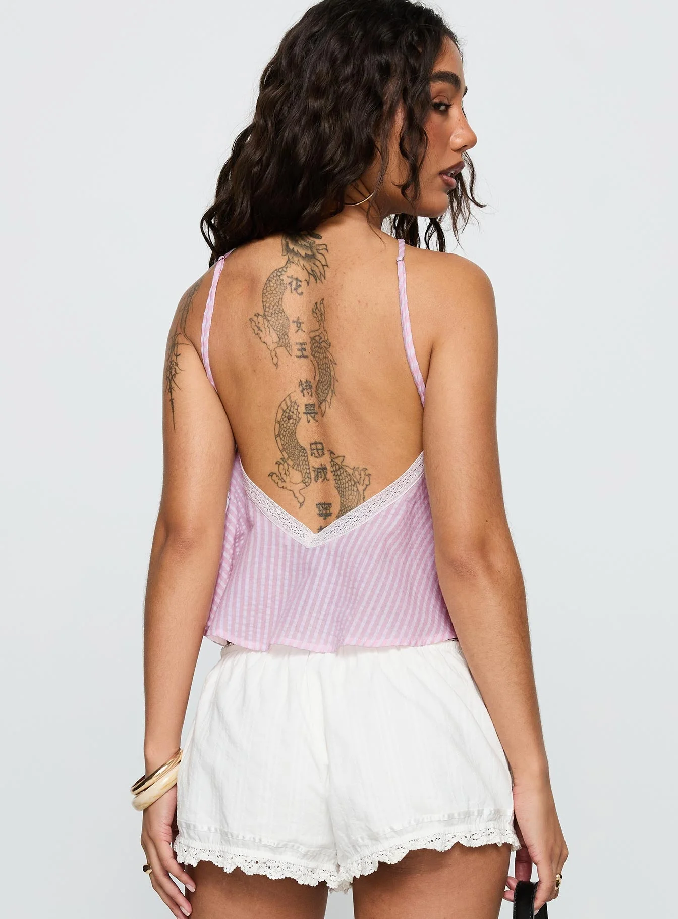 Jezabele Halter Top Pink Stripe - Image 5