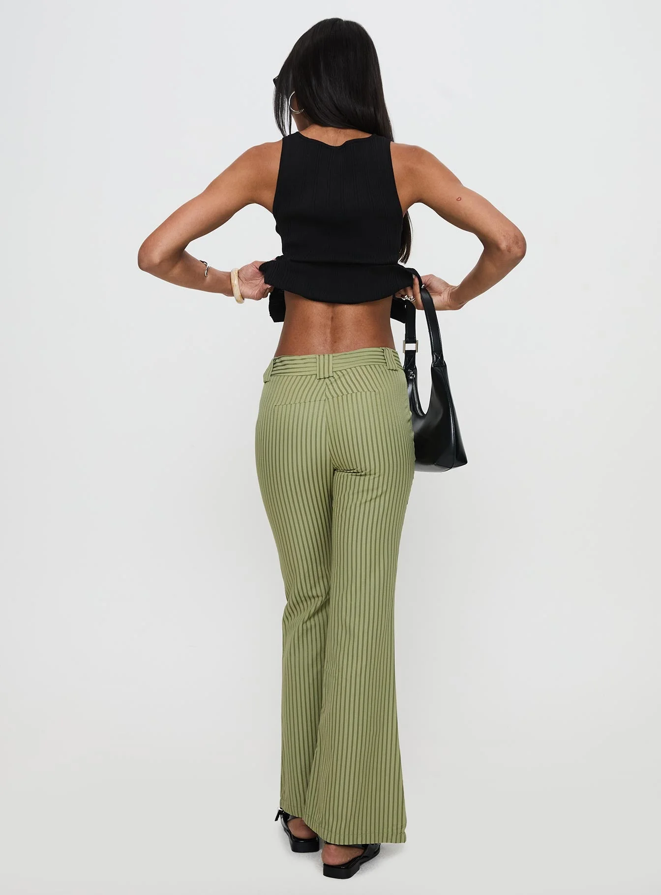 Jinxed Pant Green Stripe - Image 4