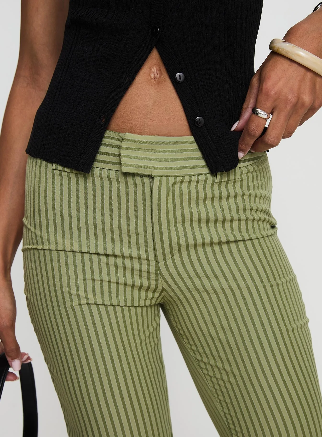 Jinxed Pant Green Stripe - Image 5