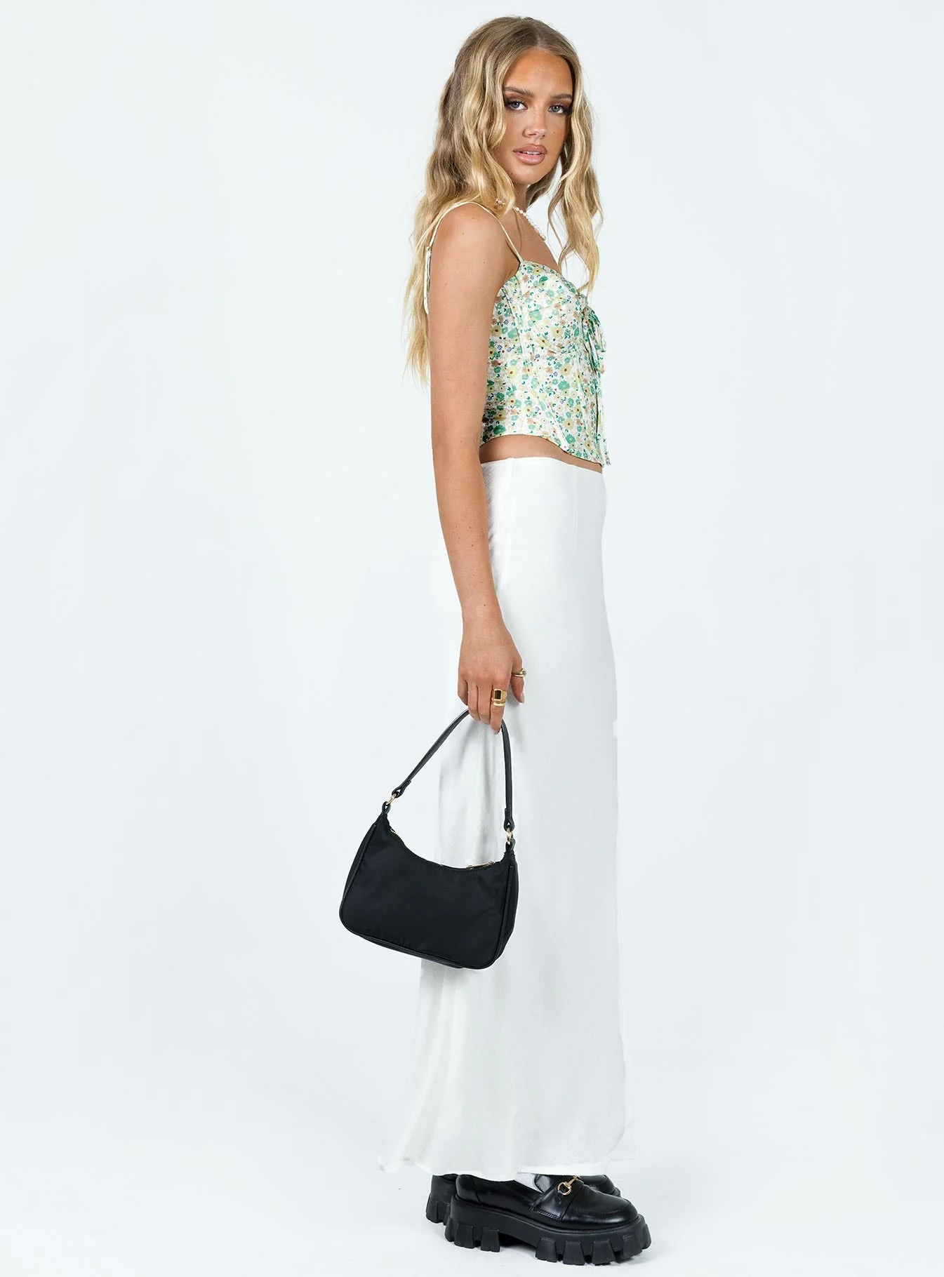 Jodie Maxi Skirt White - Image 4