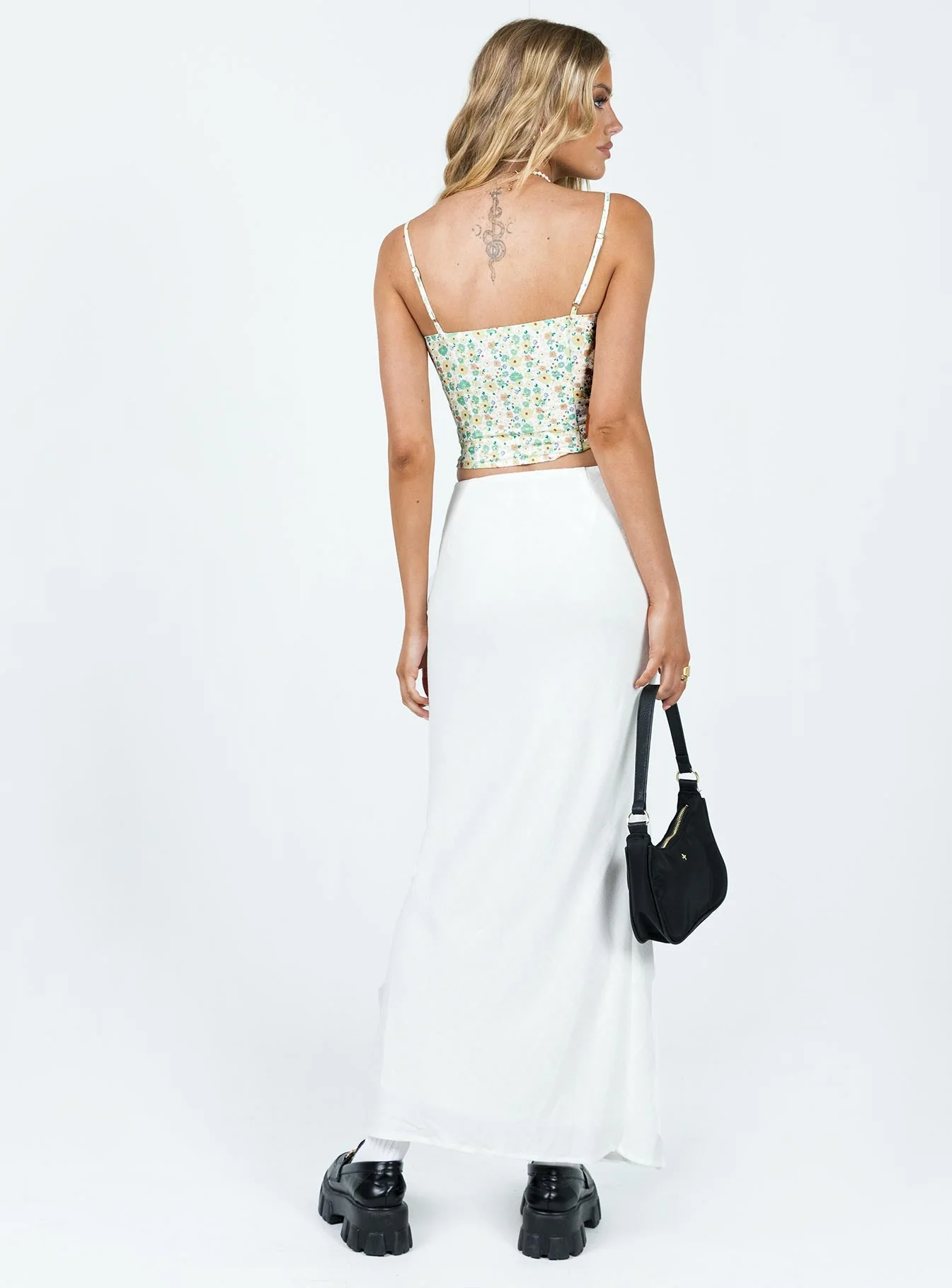 Jodie Maxi Skirt White - Image 5