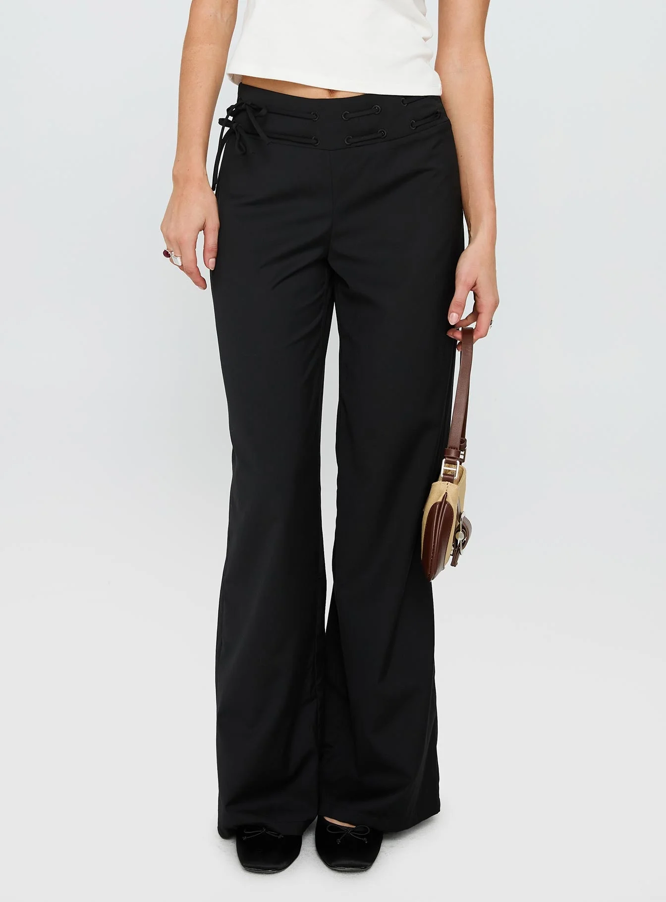 Just Have Fun Wide Leg Pant Black - Image 2