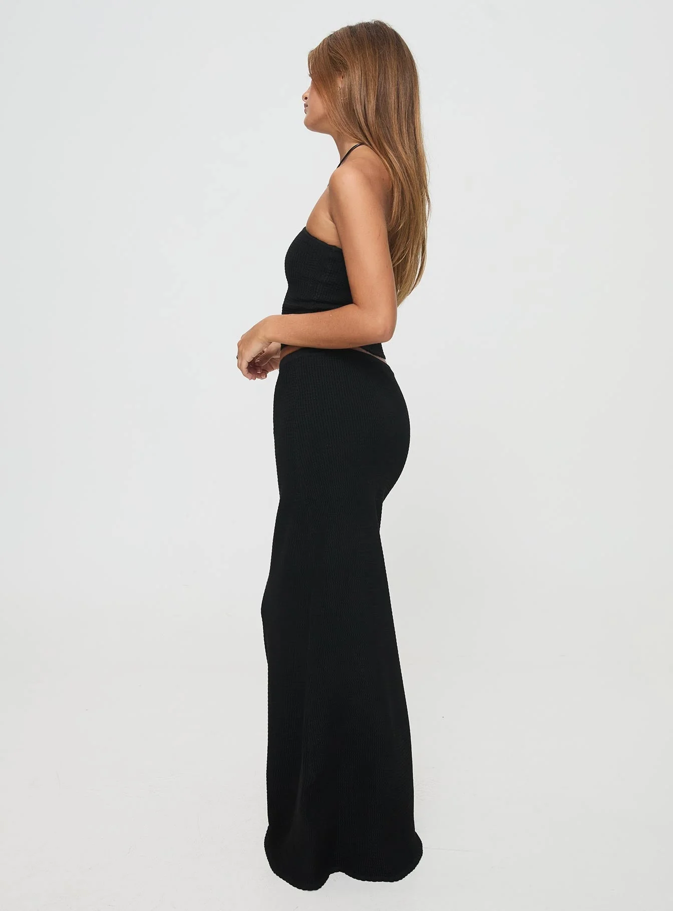Just Like That Maxi Skirt Black - Image 4