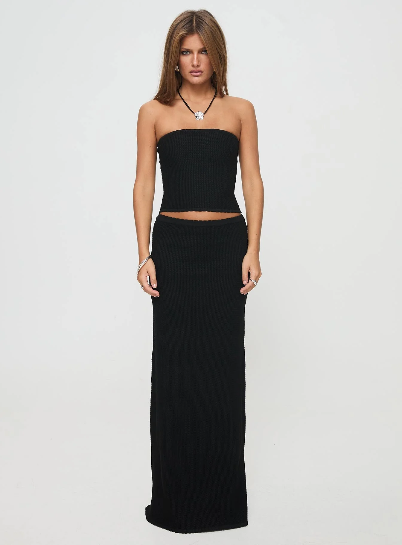 Just Like That Maxi Skirt Black - Image 7