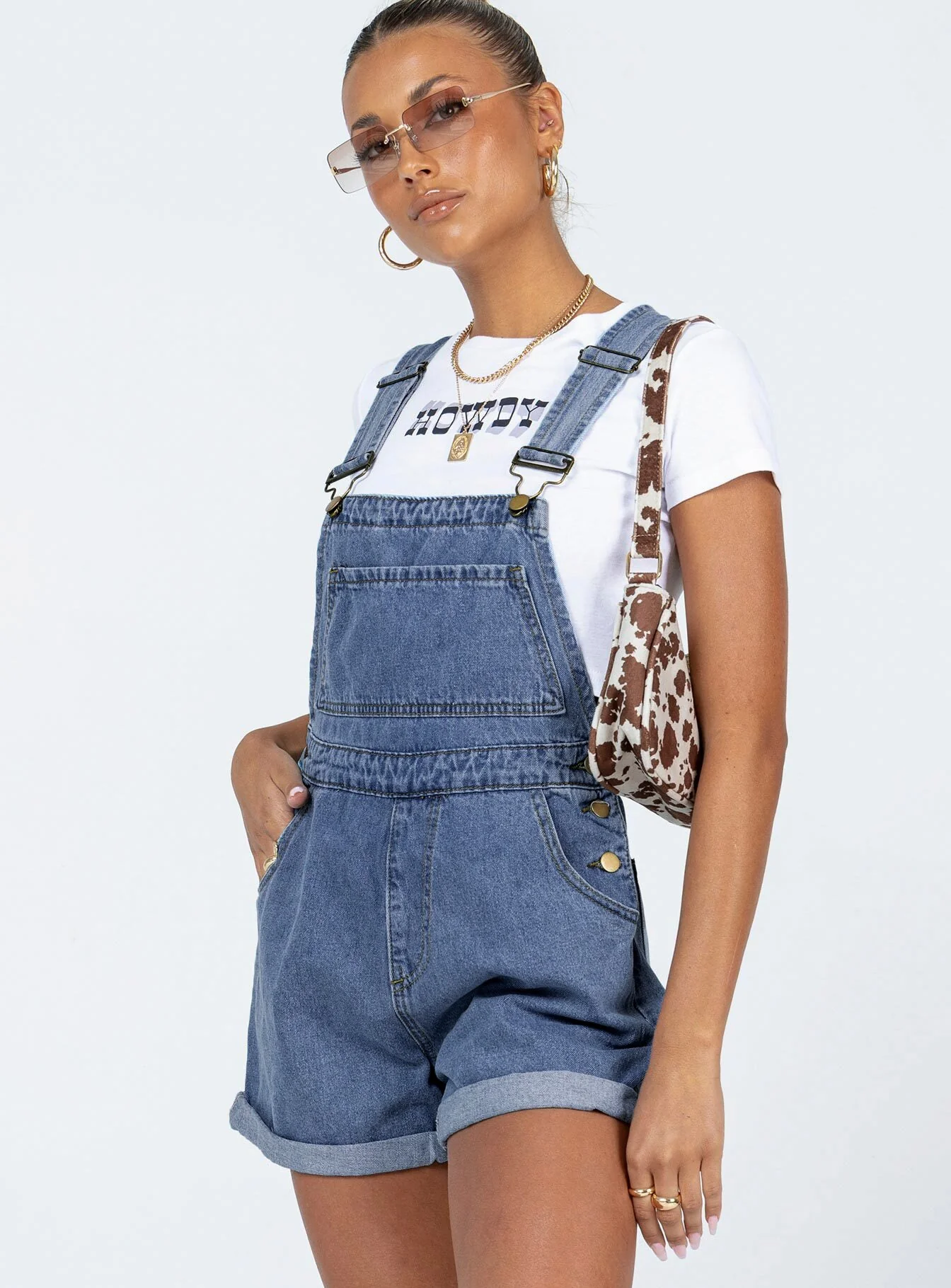 Kacey Overalls Blue Denim - Image 5