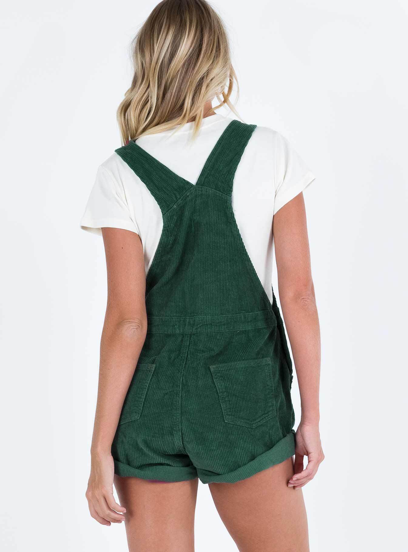 Kacey Short Overalls Khaki Tall - Image 5