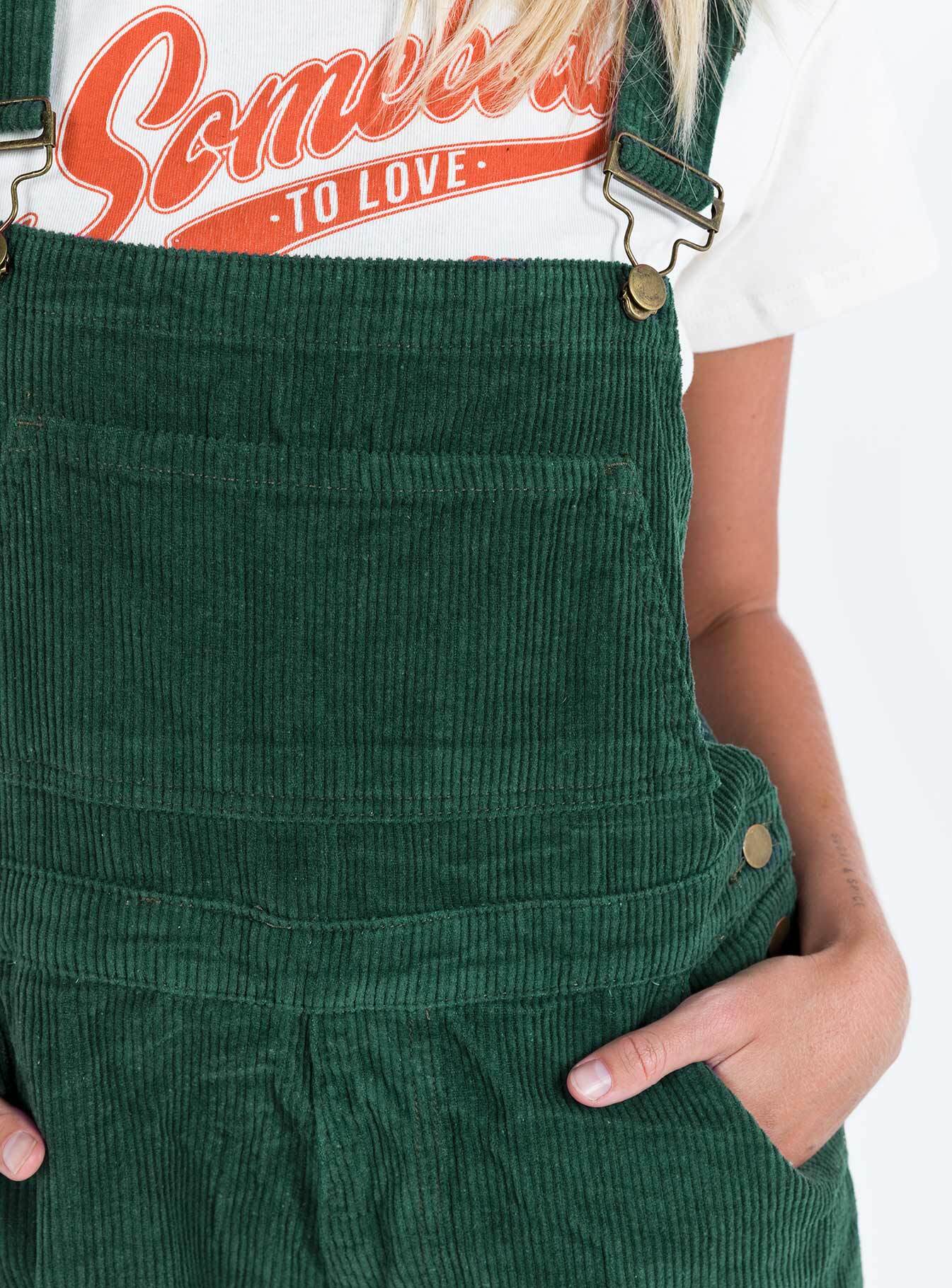 Kacey Short Overalls Khaki Tall - Image 6