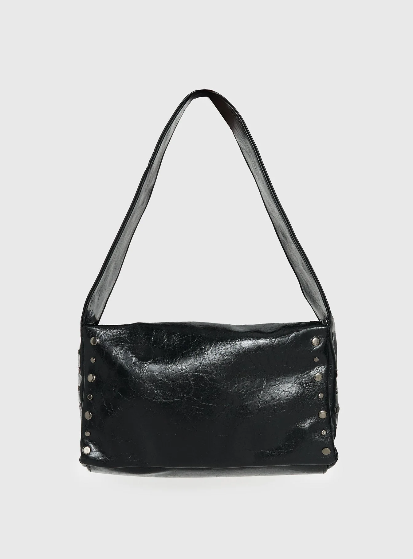 Kaiser Stud Detail Shoulder Bag Black - Image 2