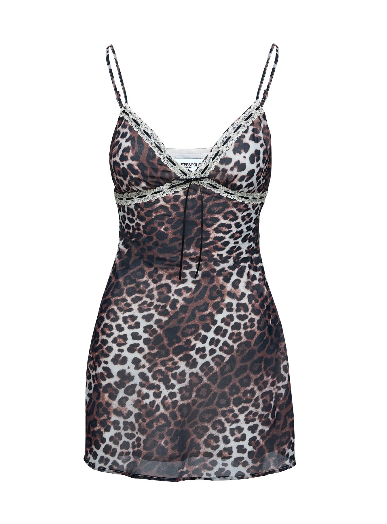 Karena Mini Dress Leopard Tall - Image 5