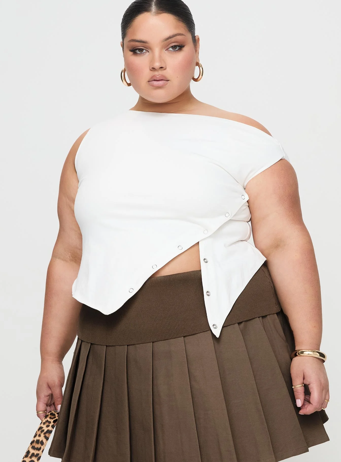 Karre Off The Shoulder Top White Curve - Image 2