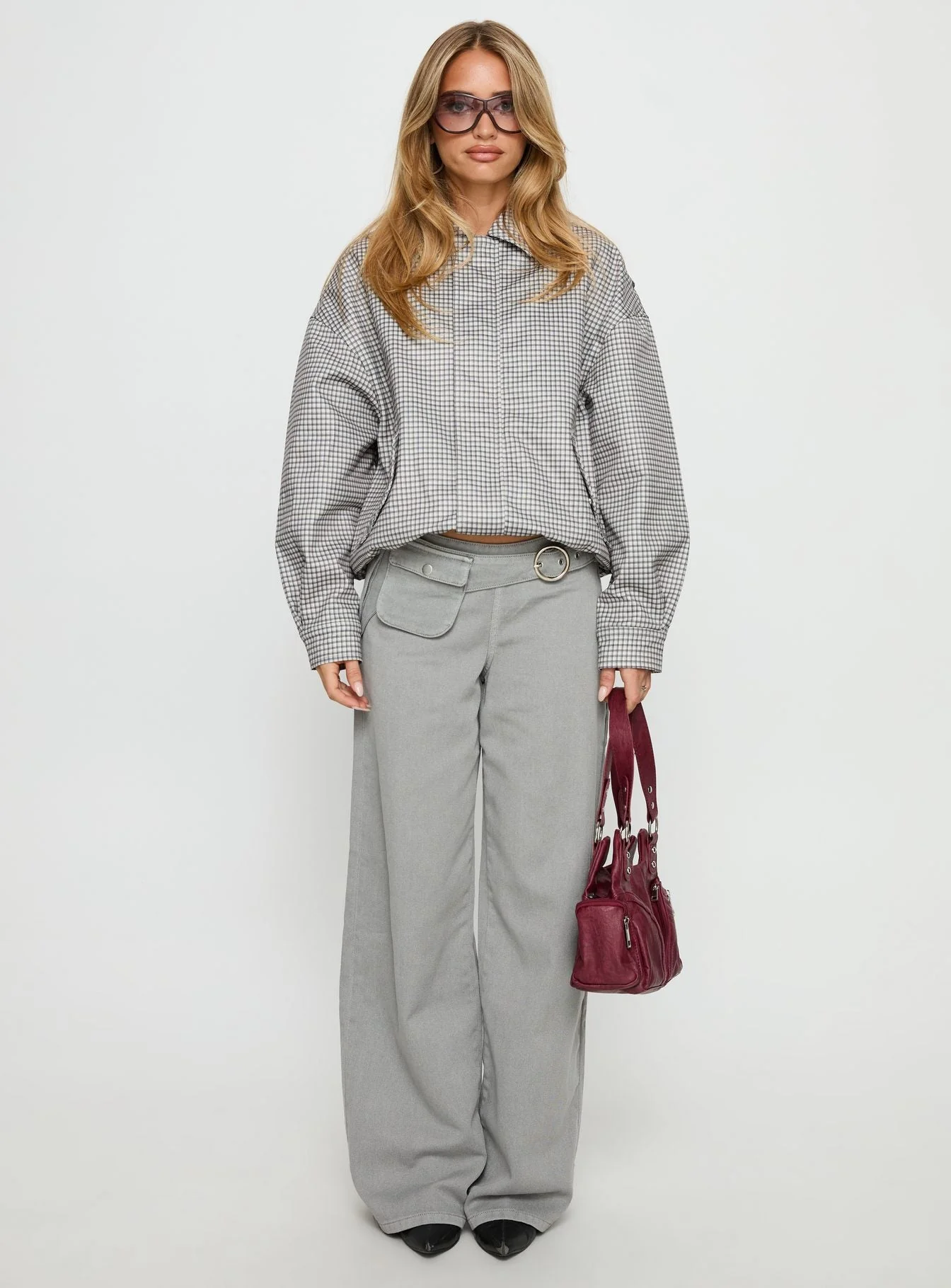 Kenny Bomber Jacket Cream Check - Image 7